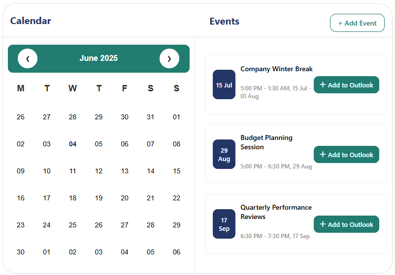 Calendar