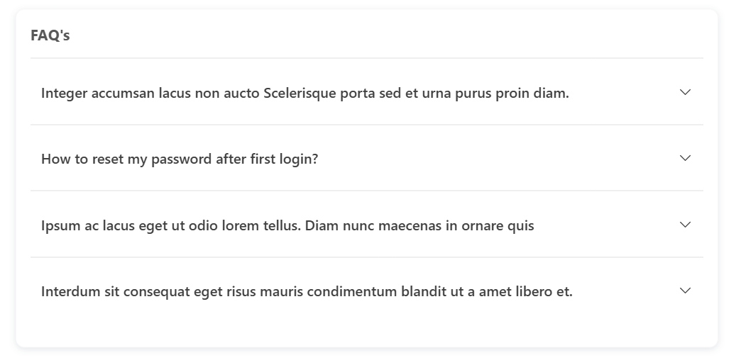 FAQ