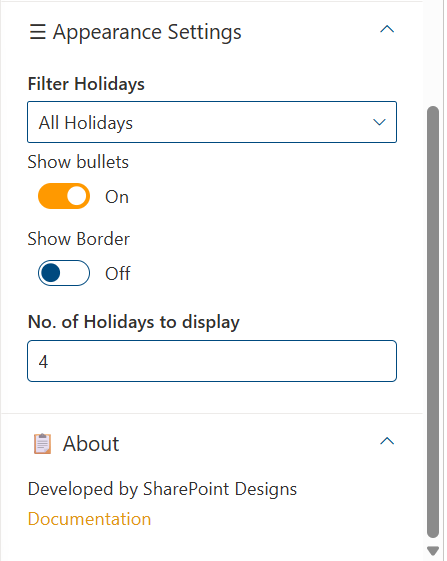 Holiday Property Pane