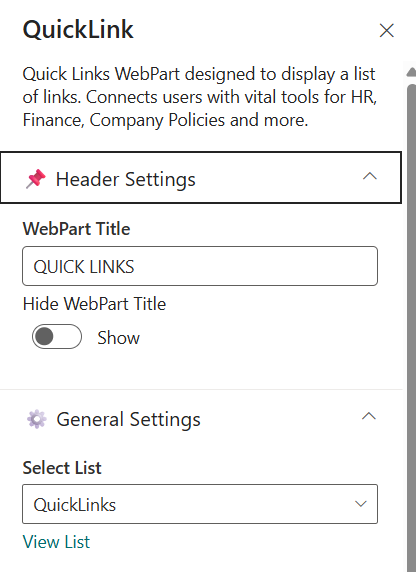Quick Links