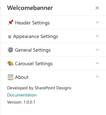 Welcome Banner