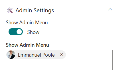 Contact Cards Property Pane