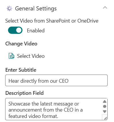 General Settings Two