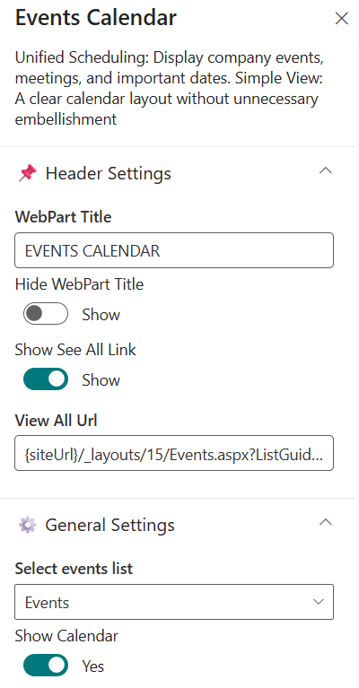 EventsPropertypane