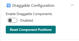 Draggable Configuration