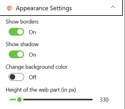 Appearance Settings