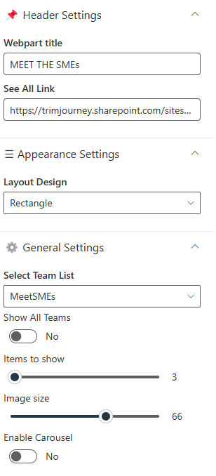 Featured News Property Pane